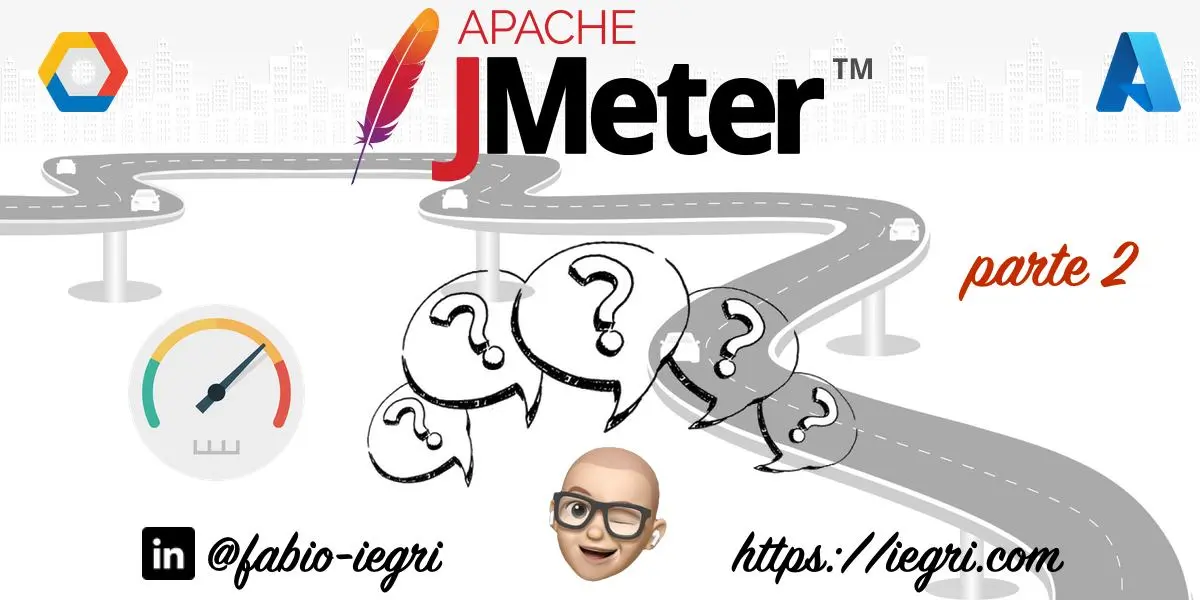 JMeter configurazione parametri test prestazionale banner